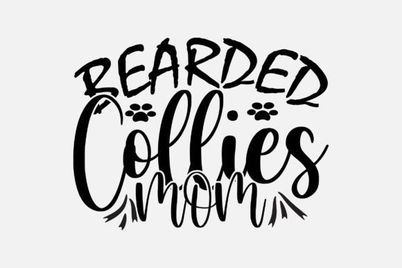 Bearded Collies Mom SVG: Graphics and Crafts