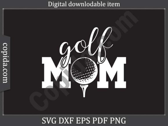 Golf Mom Svg Printable Cutting File