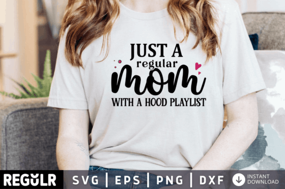 Just a Regular Mom Svg Design: Graphics for Crafts