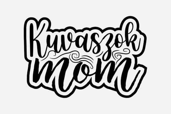 Kuvasz Mom SVG: Graphics for Crafts and Content