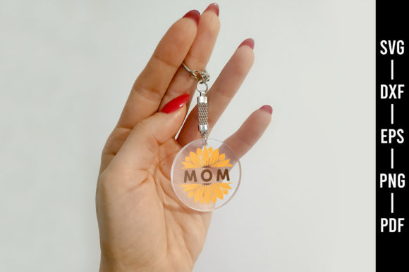 Mom SVG Keychain SVG Design