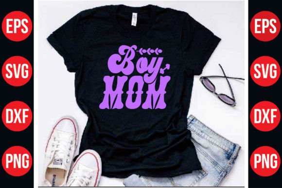 Mom SVG Typographic T Shirt Design Art