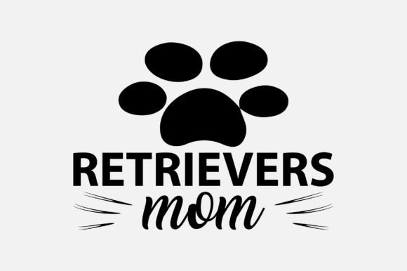 Retrievers Mom SVG Design: Graphics & Crafts